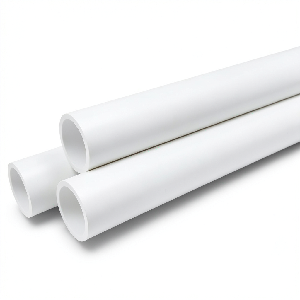 UPVC Pipes Schedule 40 Size 2 inch Thickness 3.9 mm White