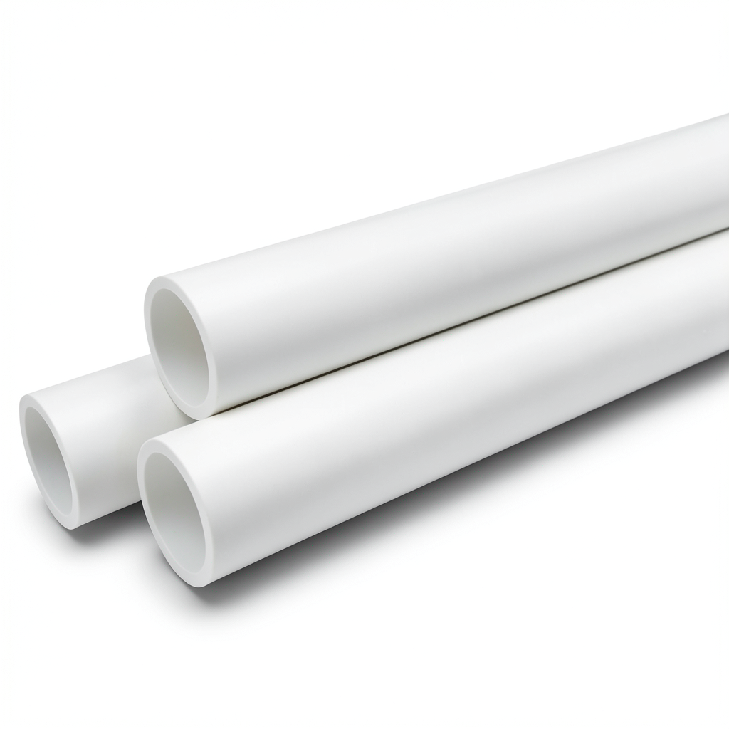 مواسير UPVC جدول 40 مقاس ½ إنش سمك 2.8 مم لون أبيض