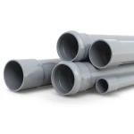 UPVC Pipes Schedule 80 Size 1 inch Thickness 4.6 mm Gray