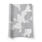 German Wallpaper Patterned 10m x 0.53m Gray Color