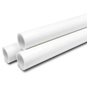 مواسير UPVC جدول 40 مقاس 1 إنش سمك 3.4 مم لون أبيض