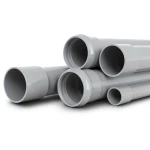 مواسير UPVC جدول 80 مقاس 3 إنش سمك 7.9 مم لون رمادي