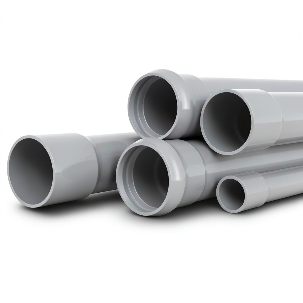 UPVC Pipes Schedule 80 Size 3 inch Thickness 7.9 mm Gray