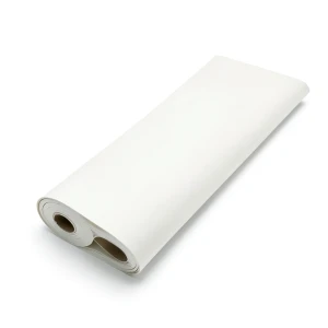 German Plain Wallpaper 10 m x 0.53 m Off White, Model 1021514