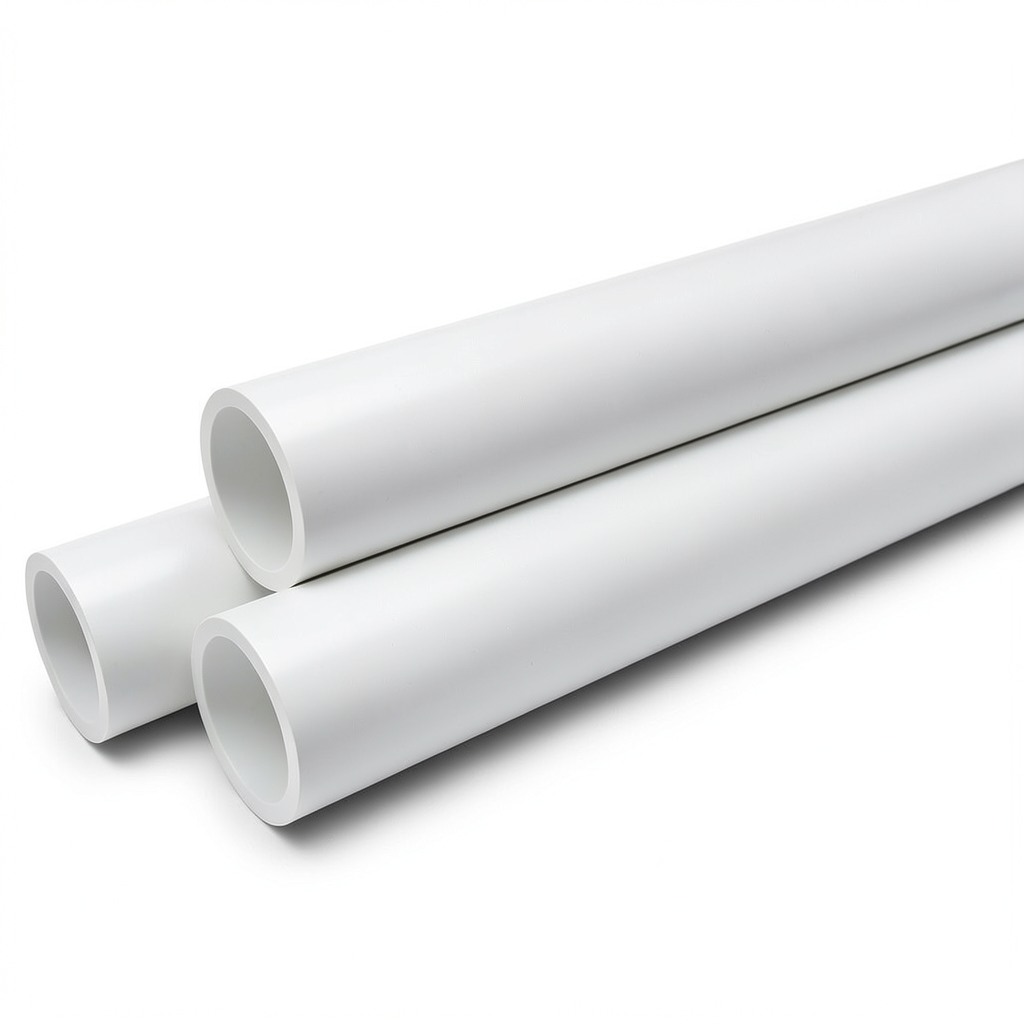 UPVC Pipes Schedule 40 Size 6 inch Thickness 7.1 mm White