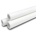 مواسير UPVC جدول 40 مقاس 2 إنش سمك 3.9 مم لون أبيض
