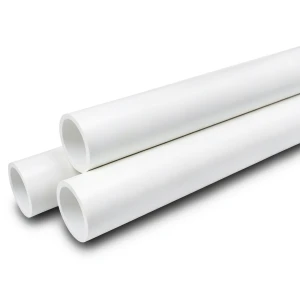 UPVC Pipes Schedule 40 Size 8 inch Thickness 8.2 mm White