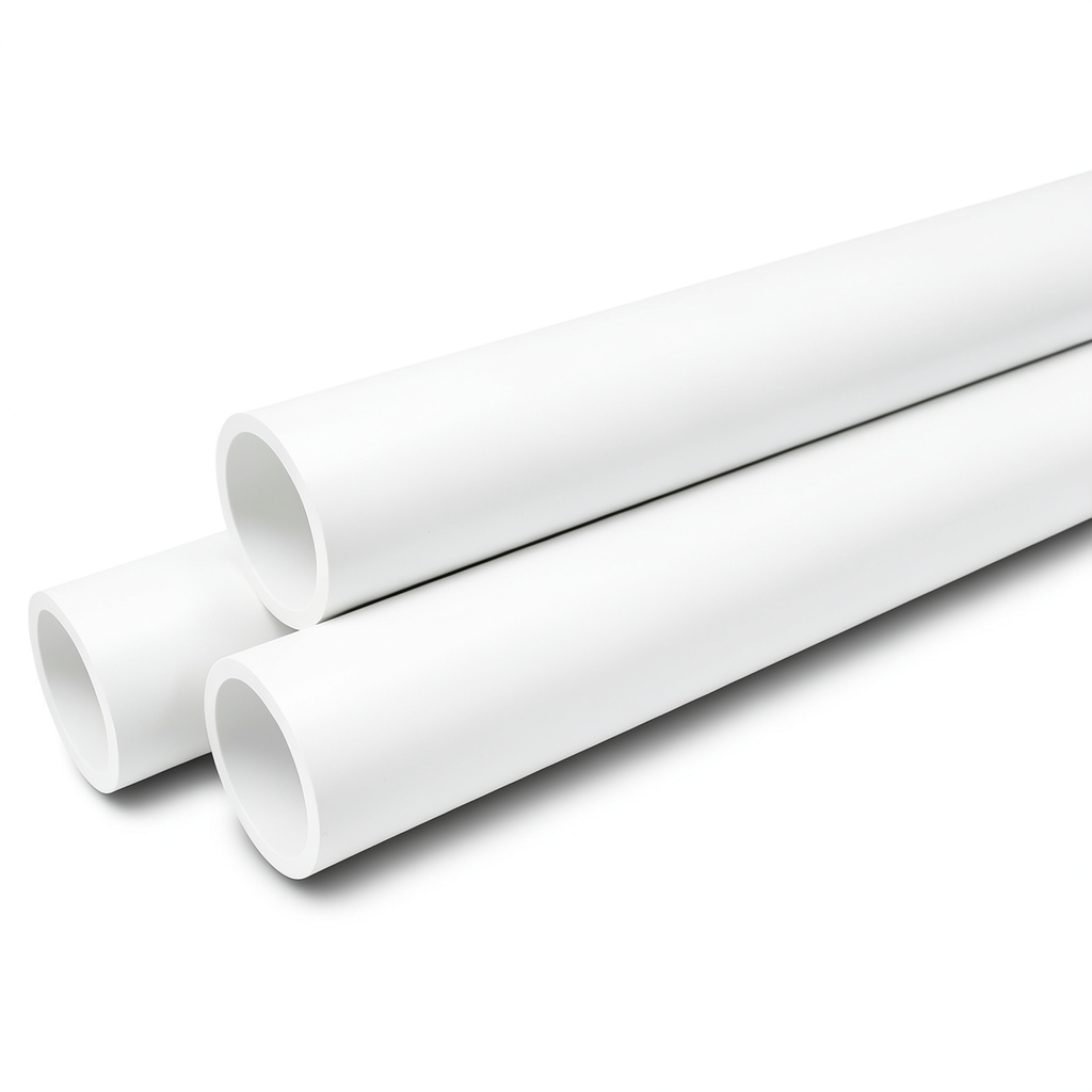 مواسير UPVC جدول 40 مقاس 3 إنش سمك 5.5 مم لون أبيض
