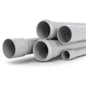 مواسير UPVC جدول 80 مقاس 3 إنش سمك 7.9 مم لون رمادي