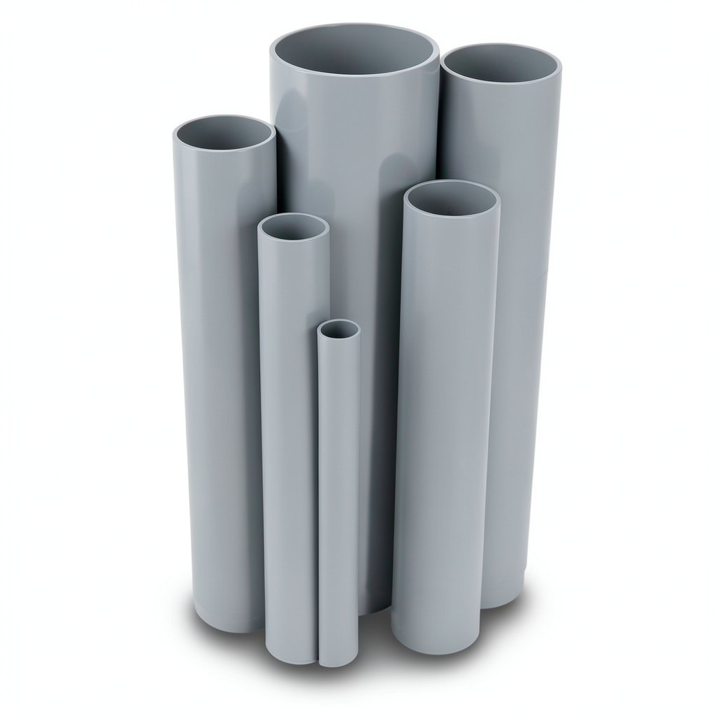 UPVC Pipes Outside Diameter 315 mm Thickness 7.7 mm Gray Color