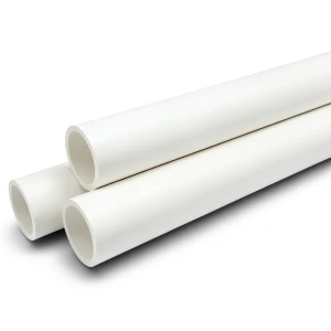 UPVC Pipes Schedule 40 Size 8 inch Thickness 8.2 mm White