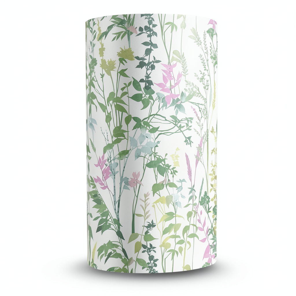 Leaf Patterned Wallpaper 10m x 0.53m Multicolor