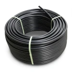 لفة أنابيب HDPE ضغط 16 بار PE 80 قطر خارجي 40 مم SDR 9 لون أسود