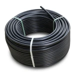 لفة أنابيب HDPE ضغط 16 بار [PE 80] قطر خارجي 50 مم SDR 9 لون اسود