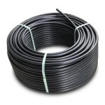 لفة أنابيب بلاستيك HDPE ضغط 16 بار [PE 80] قطر خارجي 75 مم SDR 9 لون أسود