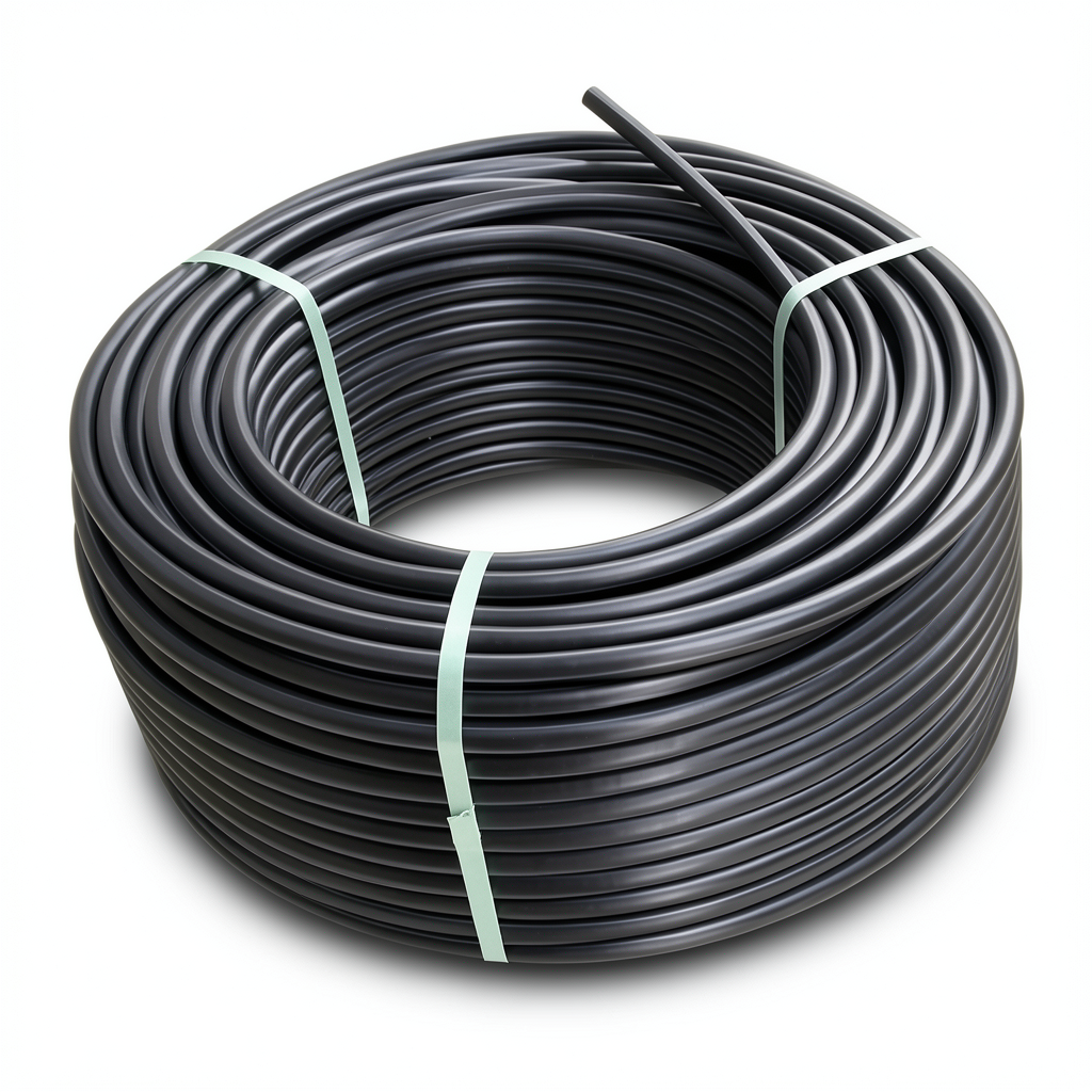 لفة أنابيب بلاستيك HDPE ضغط 16 بار [PE 80] قطر خارجي 75 مم SDR 9 لون أسود