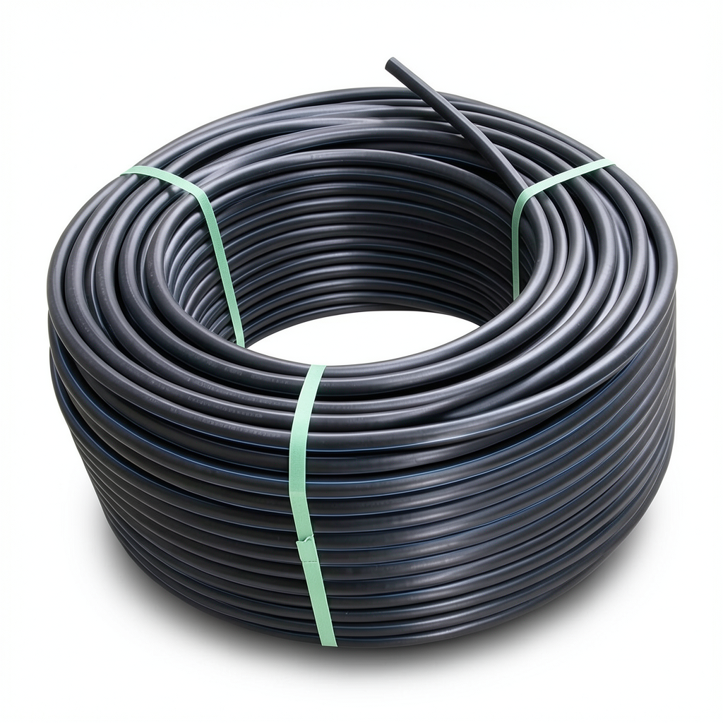 HDPE Coil Pipe PN 16 Bar PE 80 OD 90 mm SDR 9 Black