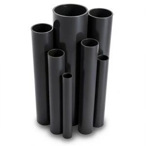 UPVC Pipes Outside Diameter 400 mm Thickness 9.8 mm Black