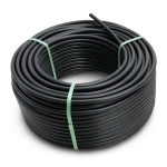 لفة أنابيب HDPE ضغط 16 بار PN 16 PE 80 قطر خارجي 110 مم SDR 9 لون اسود