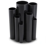 مواسير UPVC قطر خارجي 160 مم سمك 4.1 مم لون أسود