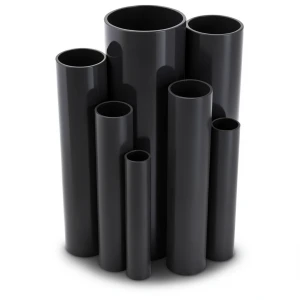 مواسير UPVC قطر خارجي 160 مم سمك 4.1 مم لون أسود