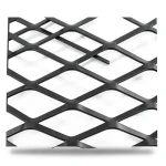 Hot Rolled Black Steel Expanded Metal Mesh Thickness 3 mm Width 1.22 m Length 1 m