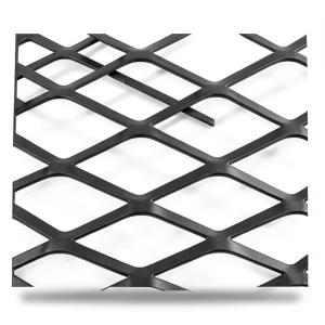 Hot Rolled Black Steel Expanded Metal Mesh Thickness 3 mm Width 1.22 m Length 1 m