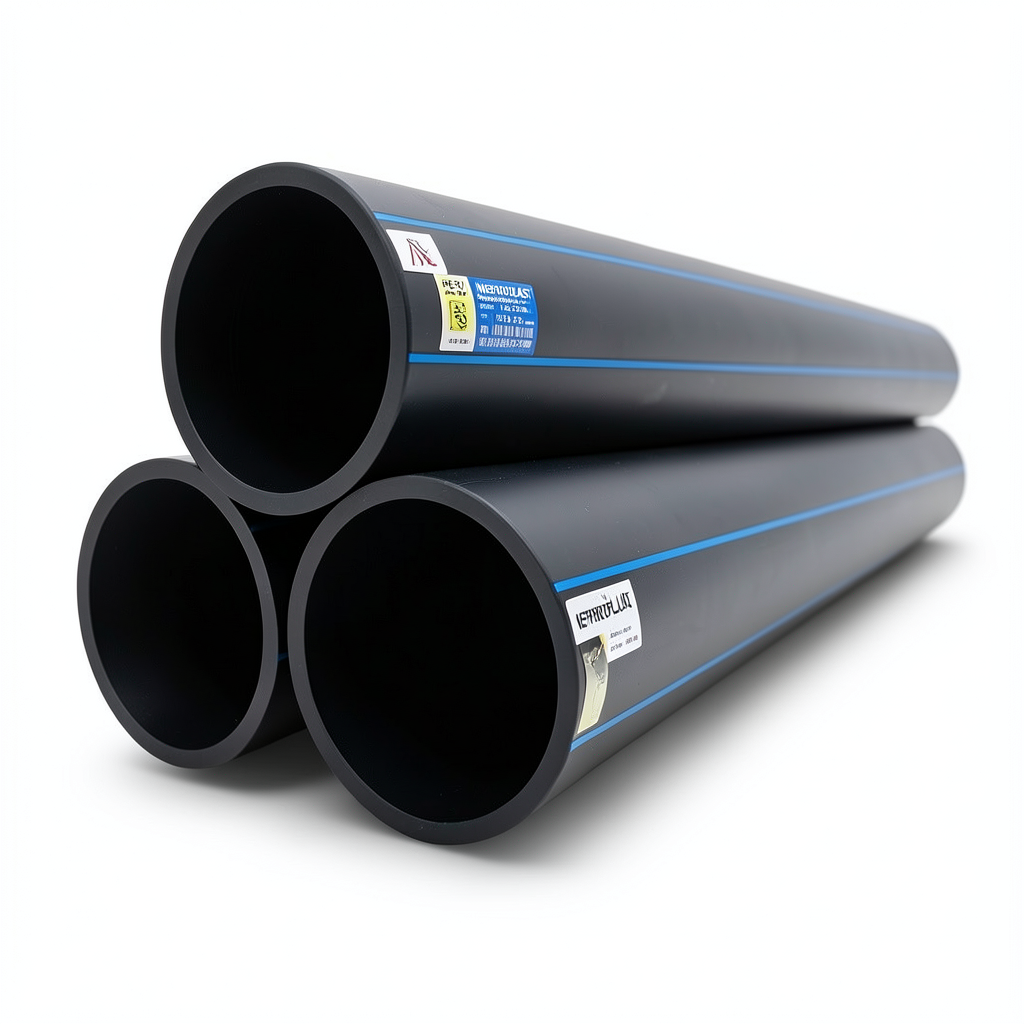 HDPE Pipes PE 80 Pressure 12.5 Bar Outside Diameter 315 mm Thickness 28.6 mm Black | NEPROPLAST