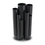 مواسير UPVC قطر خارجي 110 مم سمك 3.2 مم لون أسود