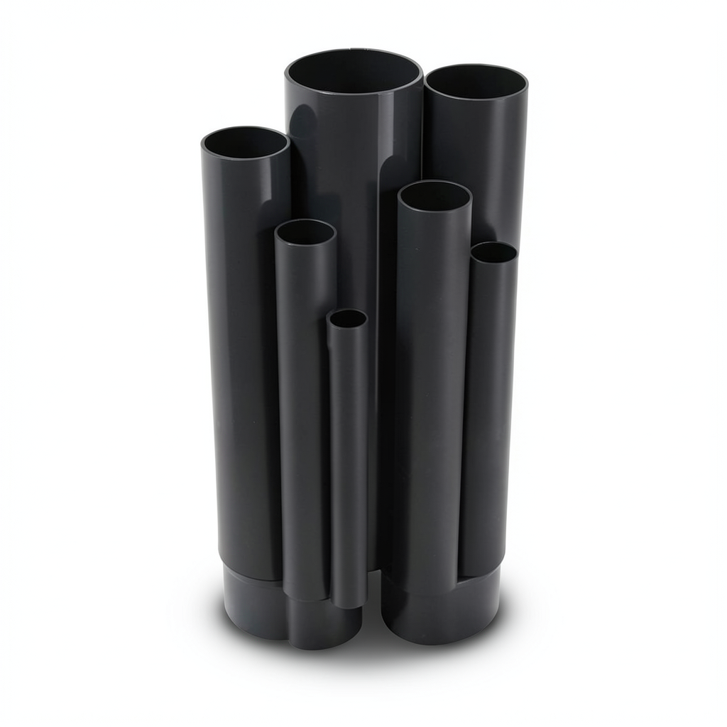 UPVC Pipes Outside Diameter 110 mm Thickness 3.2 mm Black