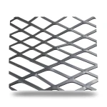 Hot Rolled Black Steel Expanded Metal Mesh Thickness 4.8 mm Width 1.22 m Length 1 m