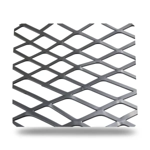 Hot Rolled Black Steel Expanded Metal Mesh Thickness 4.8 mm Width 1.22 m Length 1 m