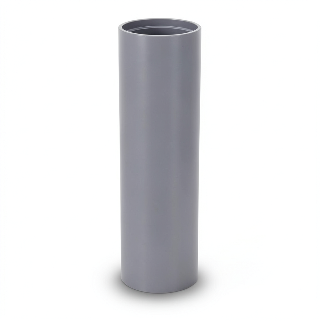 UPVC Pipes Outside Diameter 160 mm Thickness 3.3 mm Gray Color