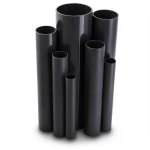 مواسير UPVC قطر خارجي 160 مم سمك 3.3 مم لون أسود