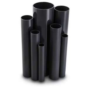 UPVC Pipes Outside Diameter 160 mm Thickness 3.3 mm Black