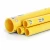 مواسير HDPE نيبروبلاست PE 80 ضغط 6 بار قطر خارجي 225 مم سمك 10.3 مم لون أصفر 