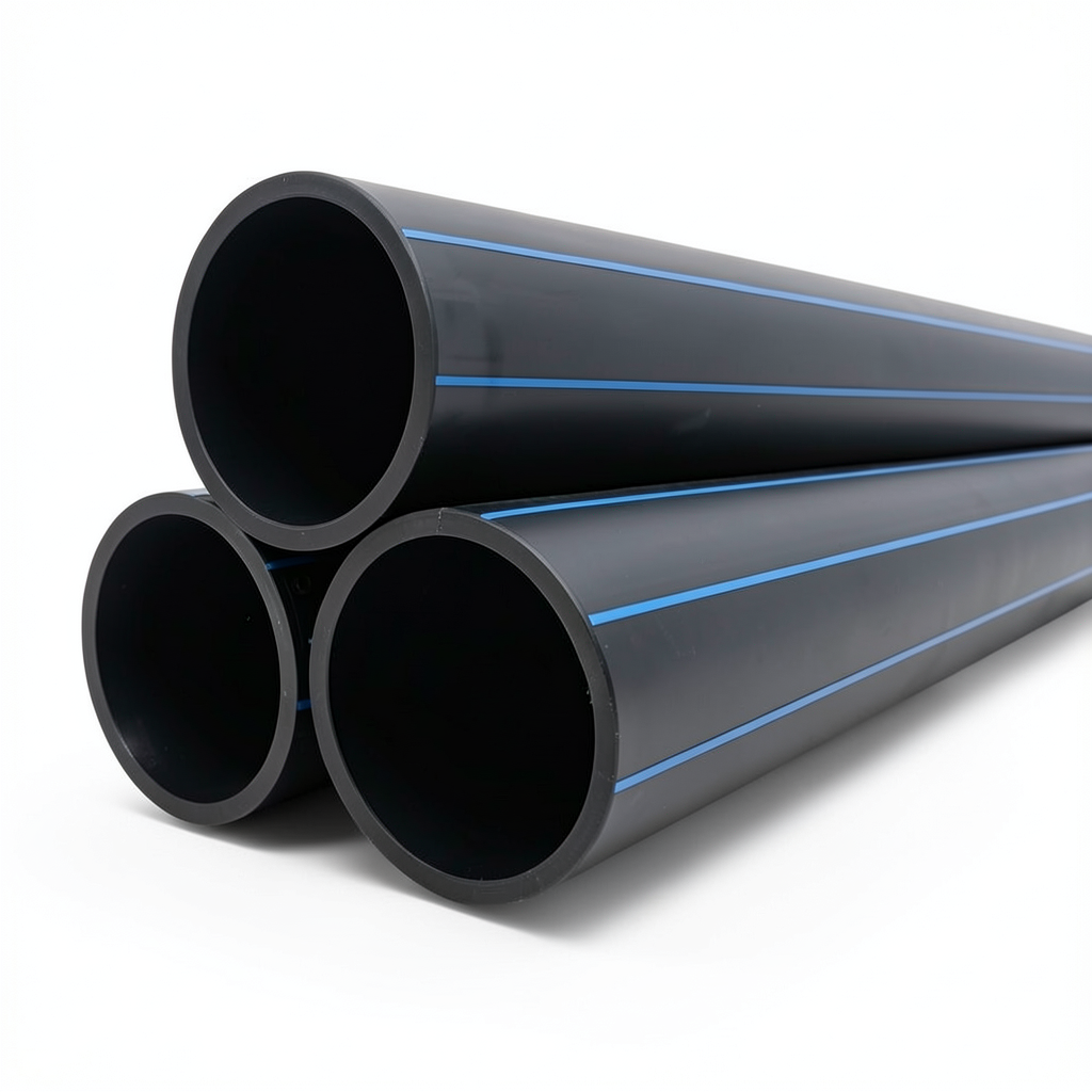 HDPE Pipes PE 80 Pressure 12.5 Bar Outside Diameter 630 mm Thickness 57.2 mm Black | NEPROPLAST