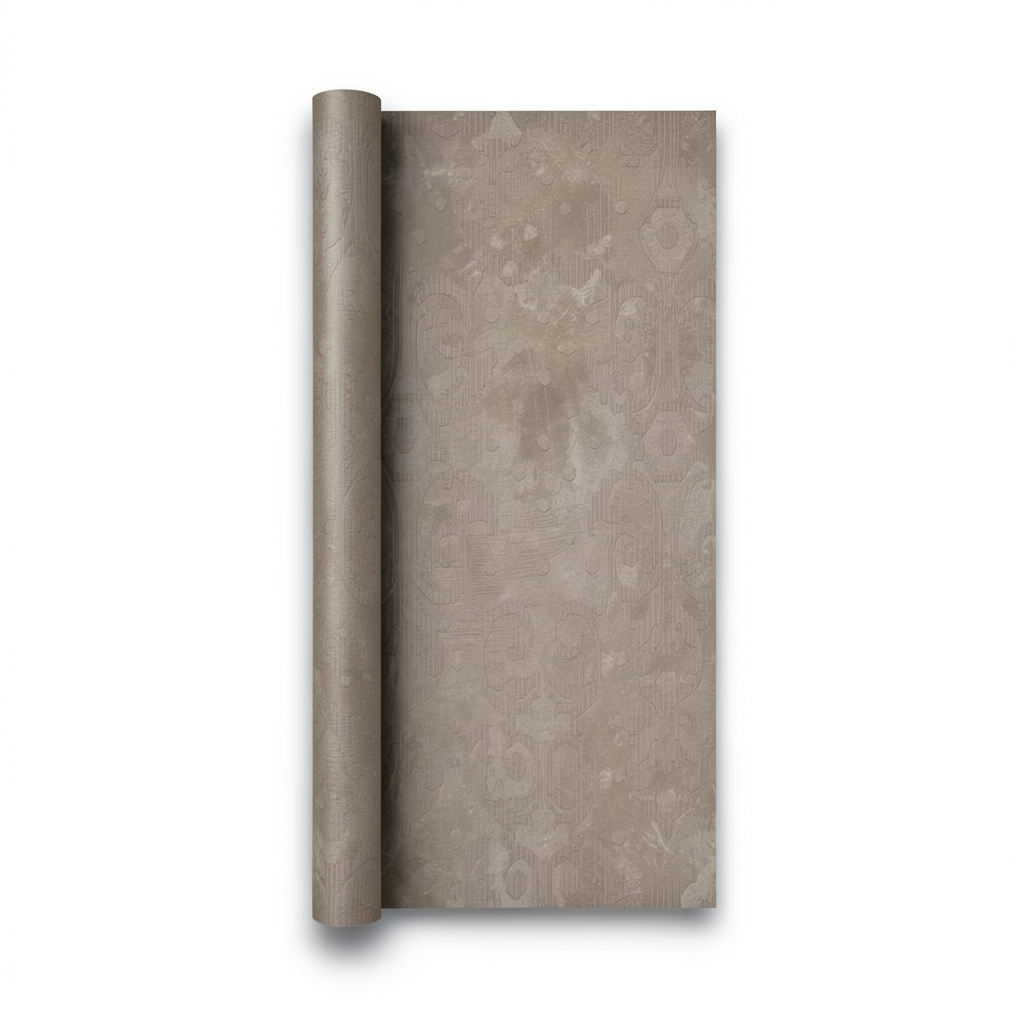 Italian Wallpaper 10m x 0.73m Dark Beige, Model 44824