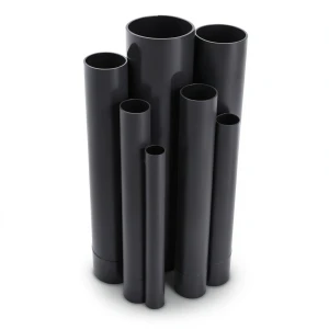 مواسير UPVC ضغط اسمي 12 بار قطر خارجي 33.4 مم سمك 1.8 مم لون اسود
