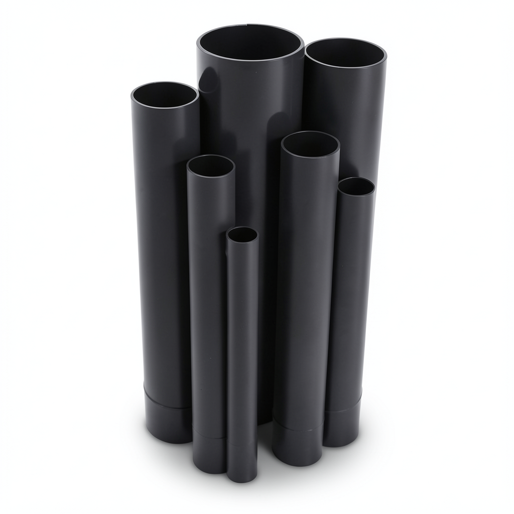 UPVC Pipes Nominal Pressure 12 Bar Outside Diameter 33.4 mm Thickness 1.8 mm Black
