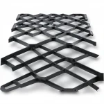 Hot Rolled (Black) Steel Expanded Metal Mesh  Bahri Thickness 4.8 mm Width 1.22 meter Length 4  meter | Bait Al Tatawor Company