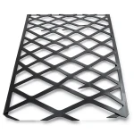 Bait Al Tatawor Hot Rolled Black Steel Expanded Metal Mesh 3mm Thickness 1.22m Width 2m Length