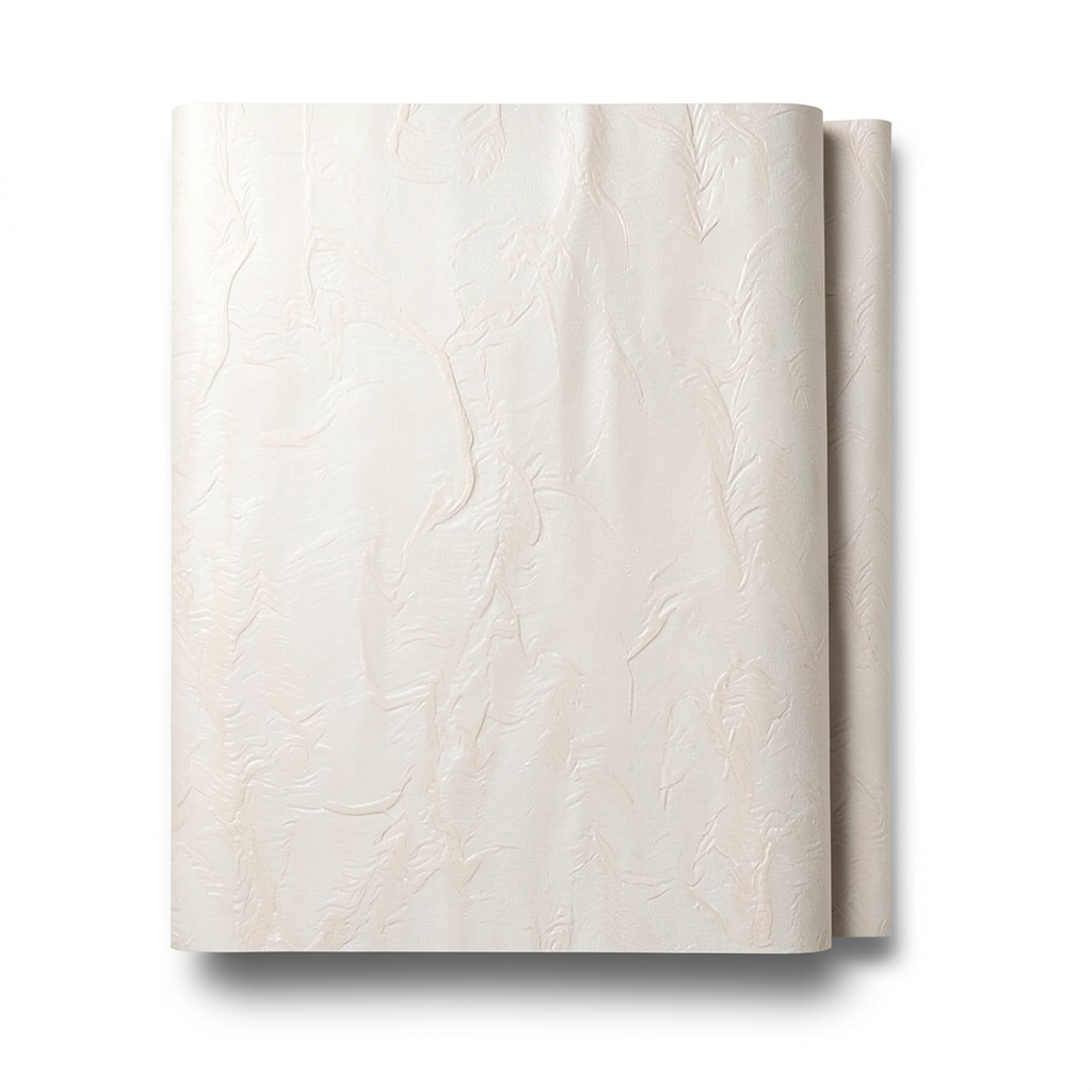 Wall Decoration Patterned Design 10 m x 0.73 m Light Beige
