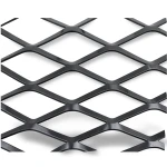 Hot Rolled Black Steel Expanded Metal Mesh Thickness 4.8 mm Width 1.22 M Length 2 M