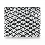 Hot Rolled (Black) Steel Expanded Metal Mesh  Bahri Thickness 1.2 mm Width 2.44  meter Length 6 meter | Bait Al Tatawor Company