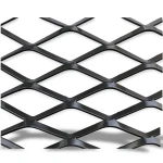 Hot Rolled Black Steel Expanded Metal Mesh Thickness 4.8 mm Width 1.22 m Length 1 m