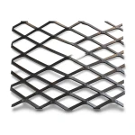 Hot Rolled Black Steel Expanded Metal Mesh Thickness 3 mm Width 1.22 m Length 3 m