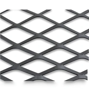 Hot Rolled Black Steel Expanded Metal Mesh Thickness 3.8 mm Width 1.22 m Length 3 m