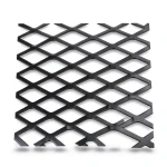 Hot Rolled Black Steel Expanded Metal Mesh Thickness 6 mm Width 1.22 m Length 1 m