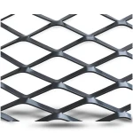 Hot Rolled (Black) Steel Expanded Metal Mesh Thickness 4.8 mm Width 1.22 M Length 3 M